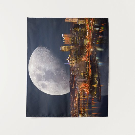 Spacey Pittsburgh Wandkleed (Voorkant)