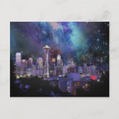 Spacey Seattle Briefkaart (Voorkant)