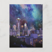 Spacey Seattle Briefkaart (Voorkant)