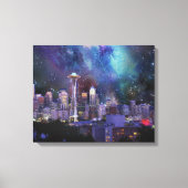 Spacey Seattle Canvas Afdruk (Voorkant)
