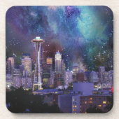 Spacey Seattle Drankjes Onderzetter (Voorkant)