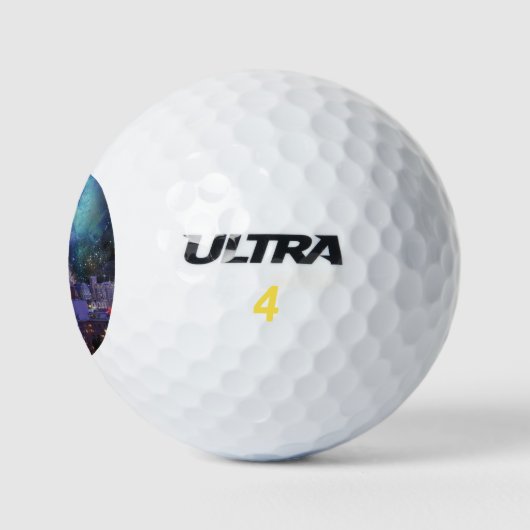 Spacey Seattle Golfballen (Logo)