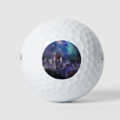 Spacey Seattle Golfballen (Voorkant)