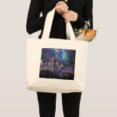 Spacey Seattle Grote Tote Bag (Voorkant (product))