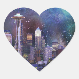 Spacey Seattle Hart Sticker