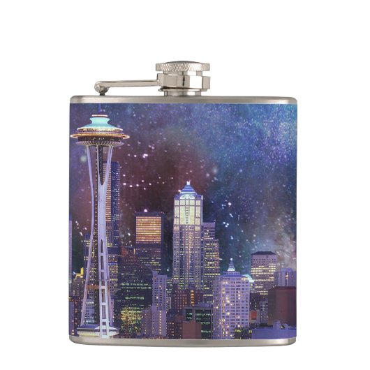 Spacey Seattle Heupfles (Voorkant)