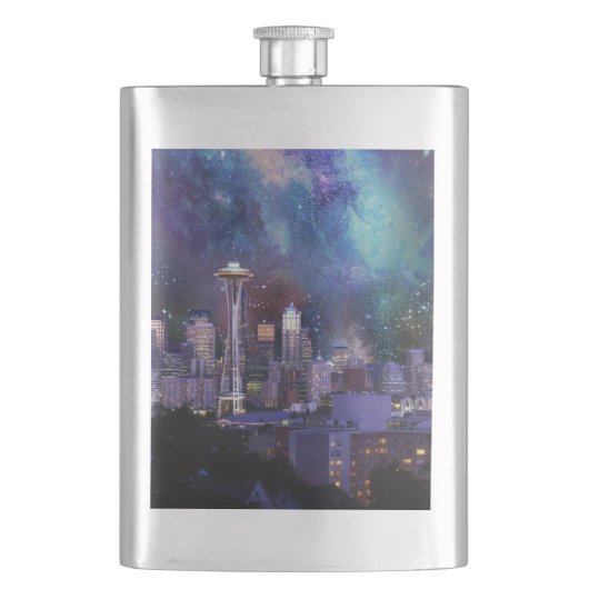 Spacey Seattle Heupfles (Voorkant)