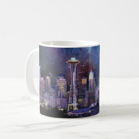 Spacey Seattle Koffiemok (Voorkant links)