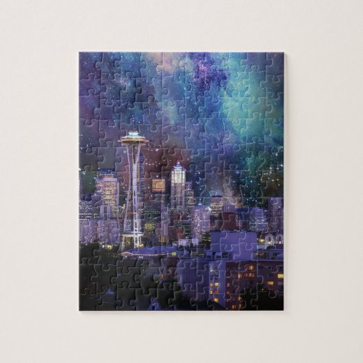 Spacey Seattle Legpuzzel (Verticaal)