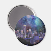 Spacey Seattle Magneet (Voorkant / Achterkant)