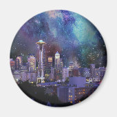 Spacey Seattle Magneet (Voorkant)