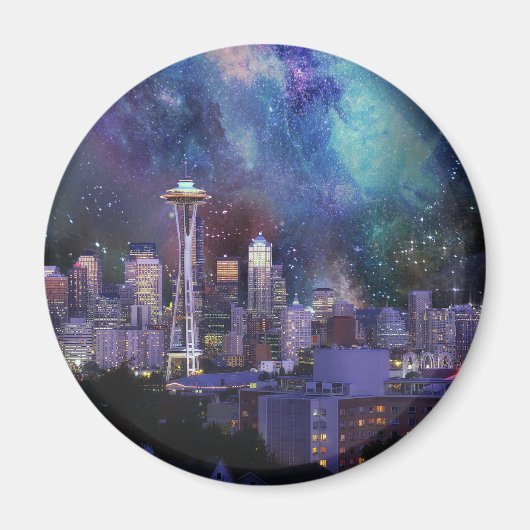 Spacey Seattle Magneet (Voorkant)