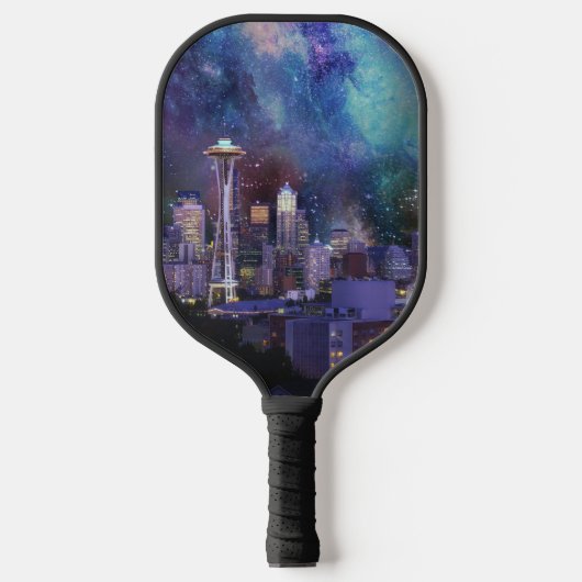 Spacey Seattle Pickleball Paddle (Voorkant)