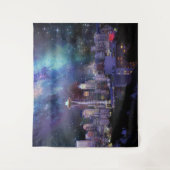 Spacey Seattle Skyline Wandkleed (Voorkant)