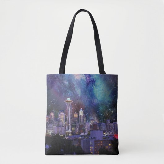 Spacey Seattle Tote Bag (Voorkant)