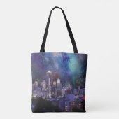Spacey Seattle Tote Bag (Achterkant)