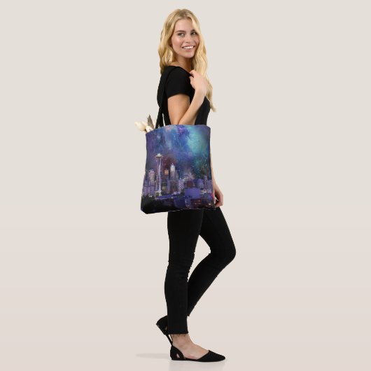 Spacey Seattle Tote Bag (Op model)