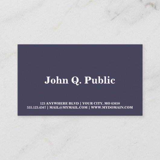 Spacey Seattle Visitekaartje (Voorkant)