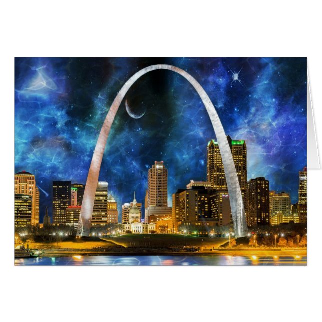 Spacey St. Louis Skyline (Voorkant Horizontaal)