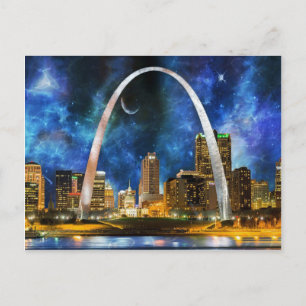 Spacey St. Louis Skyline Briefkaart