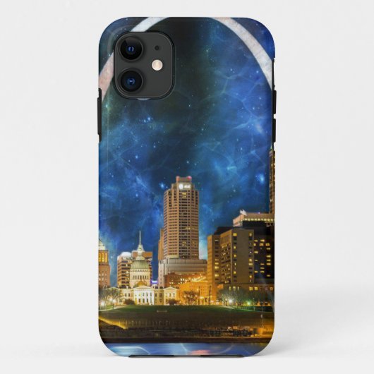 Spacey St. Louis Skyline Case-Mate iPhone Case (Achterkant)