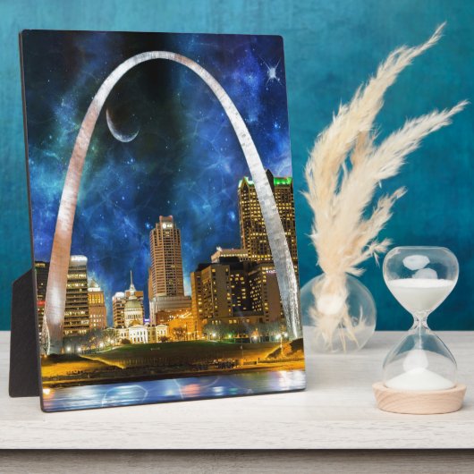 Spacey St. Louis Skyline Fotoplaat (Zijkant)