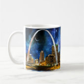 Spacey St. Louis Skyline Koffiemok (Links)