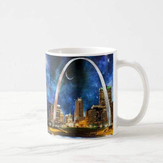 Spacey St. Louis Skyline Koffiemok (Rechts)