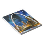 Spacey St. Louis Skyline Notitieblok (Schuin)