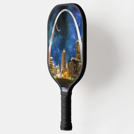 Spacey St. Louis Skyline Pickleball Paddle (Links)