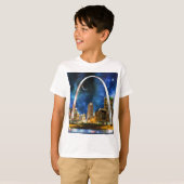 Spacey St. Louis Skyline T-shirt (Voorkant volledig)