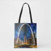 Spacey St. Louis Skyline Tote Bag (Voorkant)