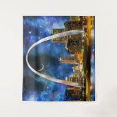 Spacey St. Louis Skyline Wandkleed (Voorkant)