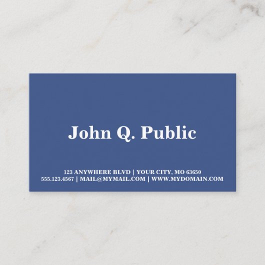 Spacey St. Louis Visitekaartje (Voorkant)