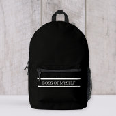 Spacious backpack for travel bedrukte rugzak