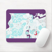 Spacy Pad Abstract Mousepad Muismat (Met muis)