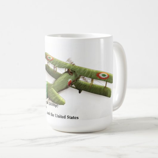 SPAD S.XIII KOFFIEMOK (Voorkant rechts)