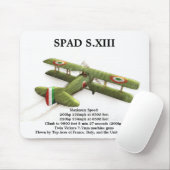 SPAD S.XIII MUISMAT (Met muis)
