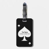 Spade Design Bagagelabel (Achterkant verticaal)