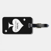 Spade Design Bagagelabel (Achterkant horizontaal)