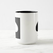 Spade Design-zwart en wit Mok (Midden)