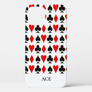 Spade, Diamond, Club, Heart Card Suits Lucky Case-Mate iPhone Case