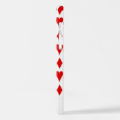 Spade, Diamond, Club, Heart Card Suits Lucky iPhone Hoesje (Linkerkant)