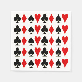 Spade, Diamond, Club, Heart Plays Card Suits Servet