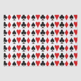 Spade, Diamond, Club, Heart Plays Card Suits Tissuepapier