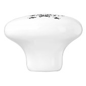 Spade Keramische Knop (Zijkant)