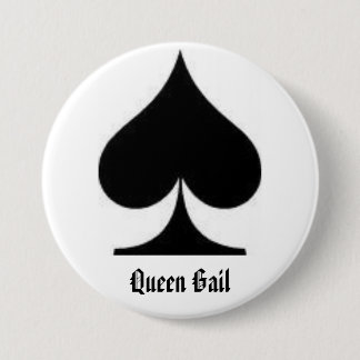 spade, Koningin Gail Ronde Button 7,6 Cm