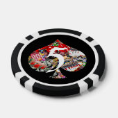 Spade - Las Vegas Speel Kaart Shape Poker Chips (Enkel)