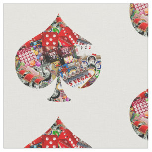 Spade - Las Vegas Speel Kaart Shape Stof