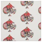 Spade - Las Vegas Speel Kaart Shape Stof (Swatch)